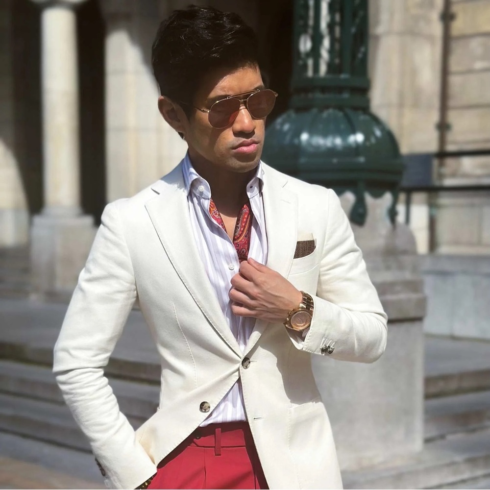 Skinny Silky Scarf Men’s Luxury Horse Print Neck Ribbon Rope Scarf Famous